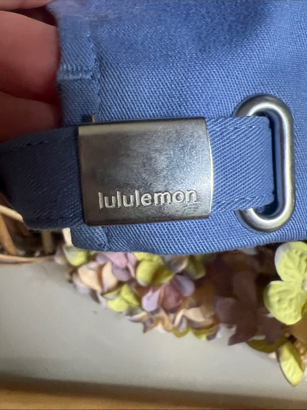 lululemon athletica Light Blue Embroidered Logo Baseball Cap - Picture 3 of 7